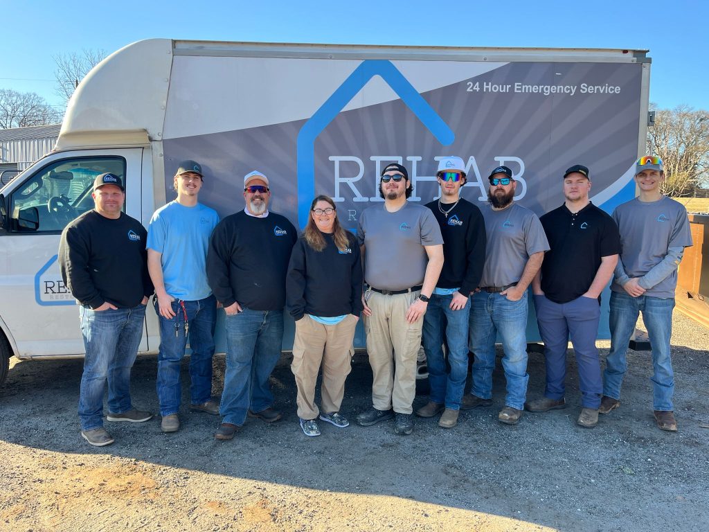 A photo of the Rehab Restoration team in Greer, SC